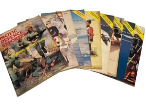 9x Vintage Issue Pacific Defence Reporter Australian Military Army Magazine 1983 - Picture 1 of 14