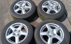 Rial OS655K1 195/65 R15 6,5x15 ET38 Winterreifen LK 4x100 KBA 46623 Räder - Bild 1 von 15