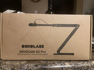 OKIOCAM S2 Pro 12-MP USB Document Camera, Built-in Light & Mic, OKIOPoint - Afbeelding 1 van 3