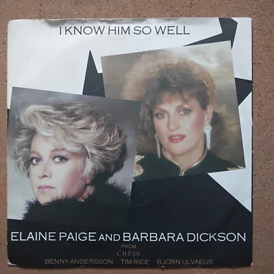 ELAINE PAIGE AND BARBARA Dickson – I Know Him So Well Vinyl 7" Single VINYL - Image 1 of 2