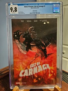 Web of Venom Cult of Carnage #1 Dell 'Otto 1:50 Incentive Marvel CGC 9.8 2019 - Picture 1 of 12