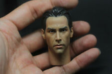 1/6 Scale Neo Keanu Reeves Male Head Sculpt With Neck Fit 12'' Action Figure Toy