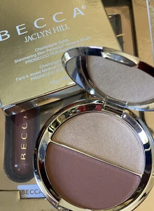 BECCA Jacklyn Hill Shimmering Skin Perfector Blush Duo PROSECCO POP/AMARETTO NIB - Picture 1 of 1