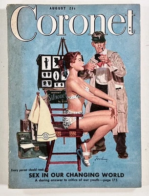 1947 Aug CORONET Murders in the Rue Morgue DORSEY BROTHERS Mexican Silversmiths Foto 1 de 4