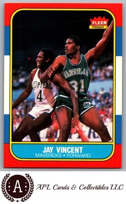 1986-87 Fleer #118 Jay Vincent NM - Image 1 of 2