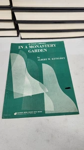 Albert Ketelbey In a Monastery Garden Piano Sheet Music 1915 JH Larway - Picture 1 of 3