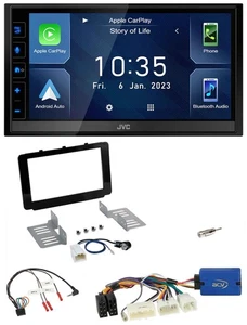 JVC DAB Bluetooth Lenkrad USB 2DIN Autoradio für Toyota Hilux 2016-2020 - Bild 1 von 12