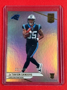 2024 Panini Donruss Elite - Rookies Ja'Tavion Sanders #142 /999 (RC) - Picture 1 of 2