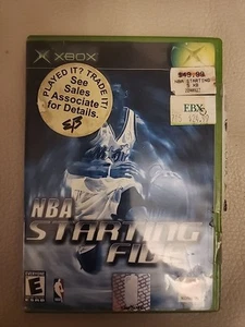 NBA Starting Five (Microsoft Xbox, 2002) in good condition. - Picture 1 of 6