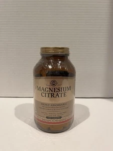Solgar Magnesium Citrate 120 Capsules Supports Sleep, Muscle & Nerve Health - Picture 1 of 5