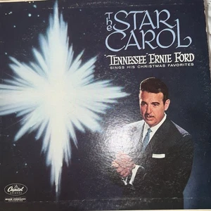 TENNESSEE ERNIE FORD – THE STAR CAROL CAPITOL RECORDS VINYL LP 220-65 - Imagen 1 de 2
