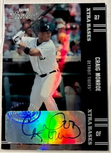 2005 Playoff Prestige - Craig Monroe #133 Autographs (AU) Black /10 - Bild 1 von 2