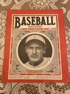 Revista BÉISBOL, Julio 1936 Joe DiMaggio Most Talked About Rookie Imagen de página completa - Imagen 1 de 24