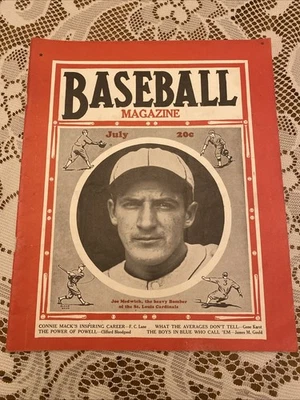 BASEBALL Magazine, July 1936 Joe DiMaggio Most Talked About Rookie Full Page Pic - Image 1 of 4
