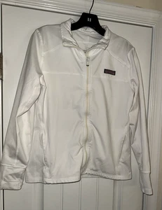 VINEYARD VINES Performance Zipper Front Lightweight White JACKET (S) - Picture 1 of 5