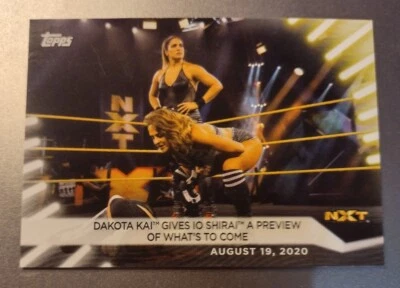 2021 Topps WWE Women's Division #60 Dakota Kai Io Shirai Raquel Gonzalez  - Image 1 of 2