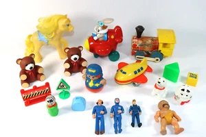 Vintage Fisher Price Playskool Toys People Construction Bugs Bunny Pre-School - Picture 1 of 23