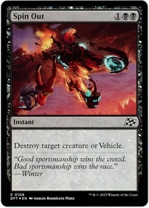 Spin Out (Foil) - Aetherdrift - MTG - CASI NUEVO/M - Imagen 1 de 1