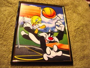 IMAGEN ENMARCADA TWEETY AND SYLVESTER 8X10 - Imagen 1 de 1