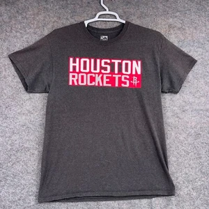 Houston Rockets Shirt Mens Large Gray James Harden Short Sleeve NBA Basketball - Picture 1 of 11