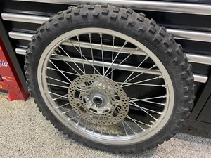 02-12 YAMAHA YZ125 YZ250 YZ450F YZ250F EXCEL 21" FRONT WHEEL RIM HUB TIRE YZ125 - Picture 1 of 10