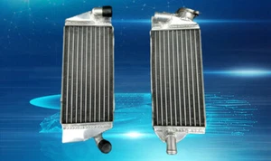 FOR Kawasaki KX250 KX 250 1983 83 Aluminum Radiator - Foto 1 di 4