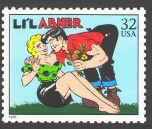 US. 3000q. 32c. Li'l Abner. 3000. Tiras cómicas. Como nuevo. NHH. 1995 - Imagen 1 de 1