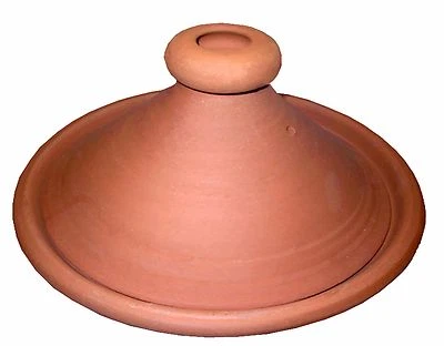 Moroccan Cooking Tagine Pot Tajine Tangia Lead Free Terra Cotta Medium 10 inches - Image 1 of 4