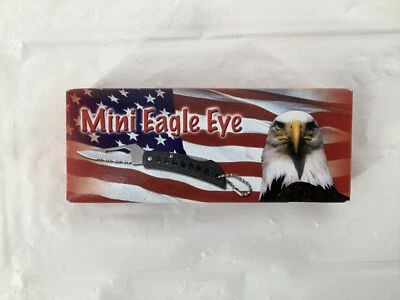 Frost Cutlery  Mini Eagle Eye  2.5" Closed Pocket Knife  w/Keychain  18-134B NIB - Image 1 of 4