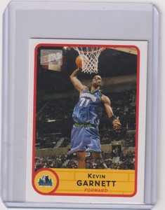 2003-04 Bazooka Mini Kevin Garnett #21 HOF