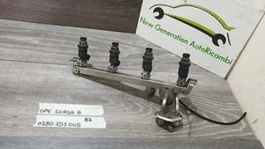 9686926180 0280155764 FLAUTO 4 INIETTORI BENZIA OPEL CORSA B 93>00 1.2 16V Z12XE - Foto 1 di 5