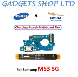 Original Samsung Galaxy M53 5G Ladebuchse & Mainboard Flexkabel - Bild 1 von 1