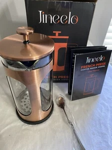 Jineelo French Press Kaffeemaschine, 304 Edelstahl Mehrzweck Heiße Tees Neu - Bild 1 von 14