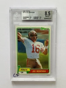 1981 Topps Joe Montana Rookie #216 Beckett graded 8.5 - Picture 1 of 5