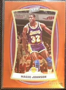2022-23 Panini Player Of The Day Highlights Magic Johnson Orange Foil /199 - Bild 1 von 1
