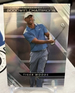 2022 Upper Deck Goodwin Champions Tiger Woods Platinum Rainbow P20 - Imagen 1 de 1