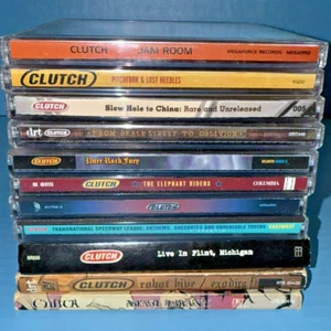Clutch Front & Back CD Inserts Cardboard & Plastic Cases ONLY Lot Of 11 NO CDs - Picture 1 of 12