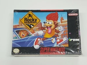 Rocky Roden Super Nintendo Authentic Brandneu Sealed *Abnutzung/Delle/Knitter - Bild 1 von 12