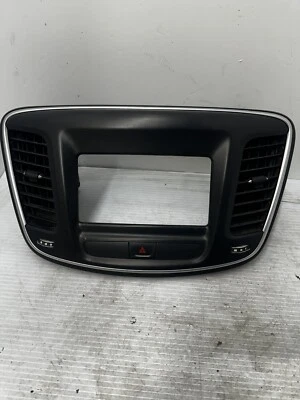 2015 - 2017 Chrysler 200 Dash Radio Bezel P68160143AA - Image 1 of 4