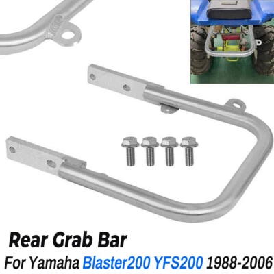 Rear Grab Bar Bumper Aluminum ATV Parts For Yamaha Blaster200 YFS200 1988-2006 - Image 1 of 4