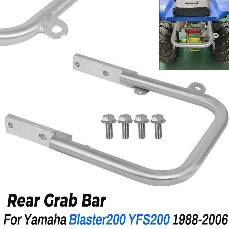 Rear Grab Bar Bumper Aluminum ATV Parts For Yamaha Blaster200 YFS200 1988-2006 - Image 1 of 4