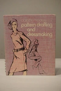 SIGNED Dorothy Moore's Pattern Drafting and Dressmaking with 2 Cardboard Rulers - Picture 1 of 9