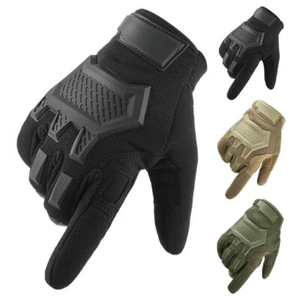 Tactical Gloves Army Military Motorcycle Cycling Driving Paintball Airsoft Gear - Picture 1 of 15