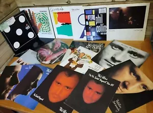 Phil Collins & Genesis Vinyl LP & 12" Singles Bundle (All VGC) + Tour Programmes - Picture 1 of 23