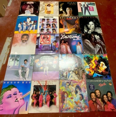 1970s-1980s Khan/Summer/Richie/Gladys~Pips/Franklin+ R&B &Soul 20-LP *VG+~NM Lot - Image 1 of 4