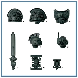 Mejoras Deathwatch - Bits individuales - Marines espaciales - Warhammer 40.000 - Imagen 1 de 1