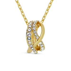TRYNDI Eternal Knot 18k Gold Plated Necklace for Women - Gift for Wife, Daughter - Picture 1 of 6