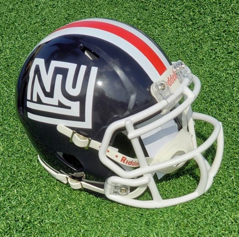 NEW YORK GIANTS 1975 THROWBACK TRIBUTE FOOTBALL MINI HELMET Cover