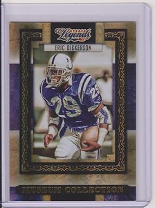 2008 DONRUSS LEGENDS "MUSEUM" ERIC DICKERSON MIRROR GOLD CARD #MC-26 ~ /100 