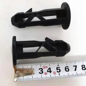 2Pcs Plug Link Fixing Strong Wheelie Bin Lid Hinge Pin Pins 65mm x 18mm Plastic - Picture 1 of 7